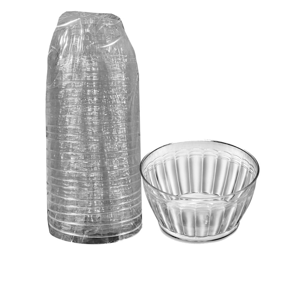 EMI-REPG6 Resposables Clear 6 oz. Plastic Parfait Cup 12/20 cs