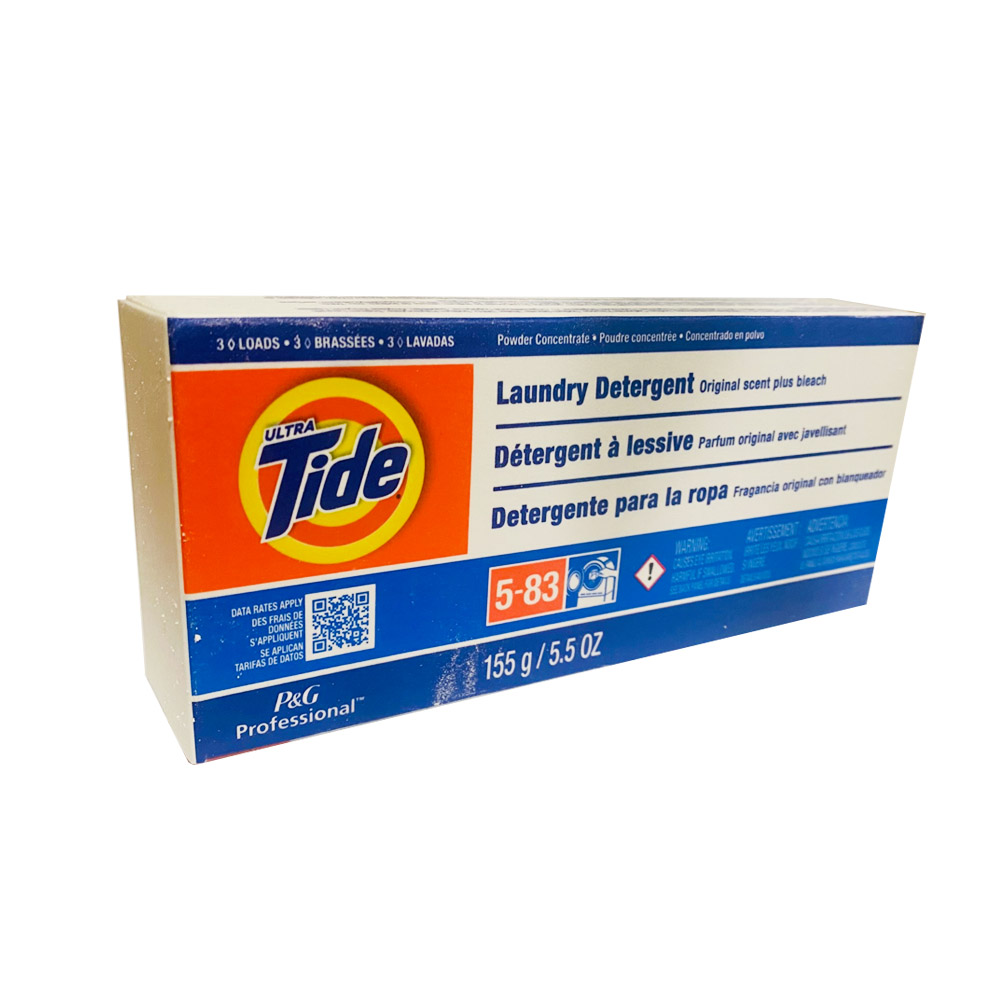 03148 Tide 18 oz. Powder Bags w/ Lemon & Mint     Scent 12/cs