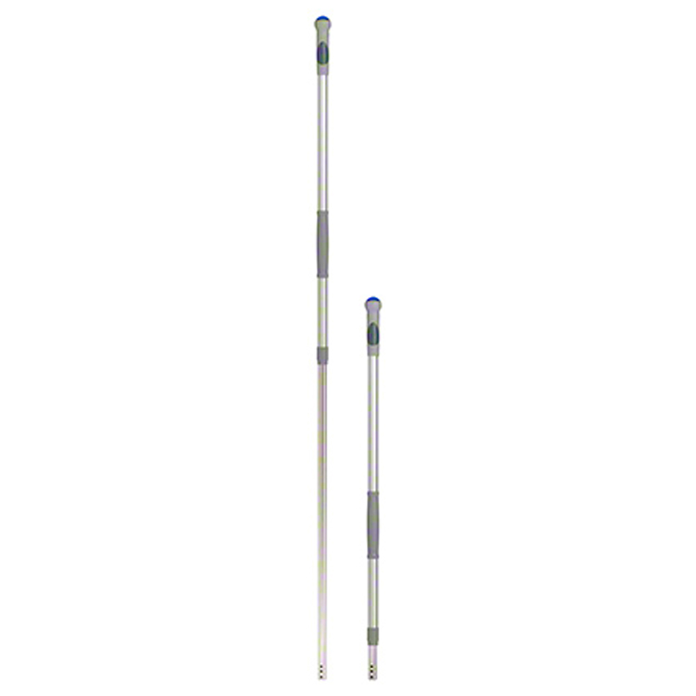 0000AM3070UA Aluminum 38"-72" Telescope Handle w/Blue Rubber Tip 1 ea. - 0000AM3070UA 38-72"ALUM HANDLE