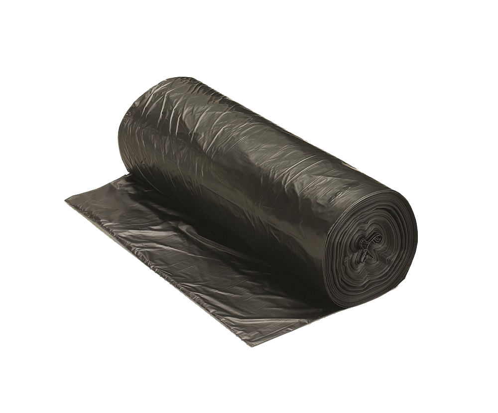 NYC4248 Can Liner 42"x47 1.35 Mil Black 56 Gal. Plastic Heavy Duty 100/cs