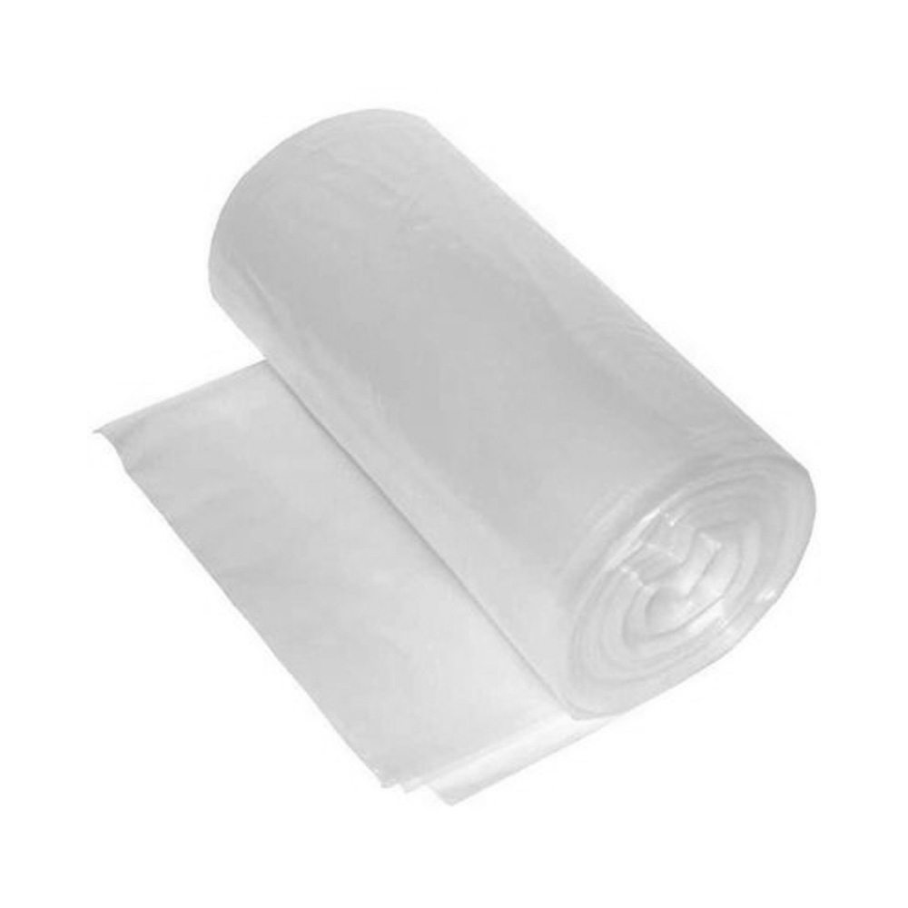 LBR4347X4C Can Liner 42.5" x 47" 1.7 Mil 56 Gal.  Clear Plastic On A Roll 10/10 cs