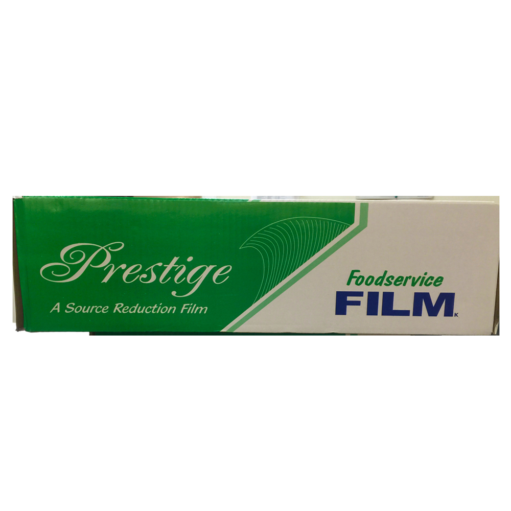 182P 18"x2m' Clear Prestige Foodservice Film Wrap 1/Roll