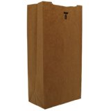 18408 Grocery Bag 8 lb. Kraft Recycled Paper 500/pk. - 18408 8#  KRAFT GROCERY BAG