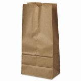 18416 Grocery Bag 16 lb. Kraft Recycled Paper 500/pk. - 18416 16#  KRAFT GROCERY BAG