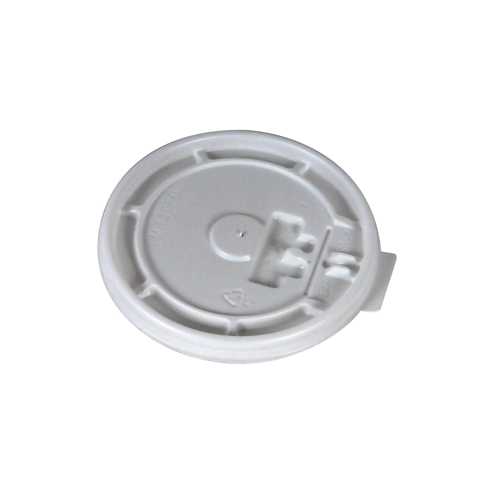 LM1620FB White 10-20 oz. Plastic Fold Back Lid for Hot Cup 10/100 cs
