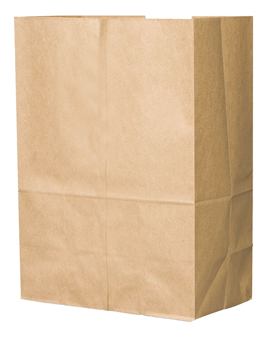 80080 Grocery Bag 1/6 76 lb. Kraft Paper 400/bd. - 80080 1/6 76# KRAFT SACK