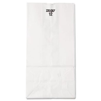 51032 Wolf Grocery Bag 12 lb. White Virgin Paper 500/pk.