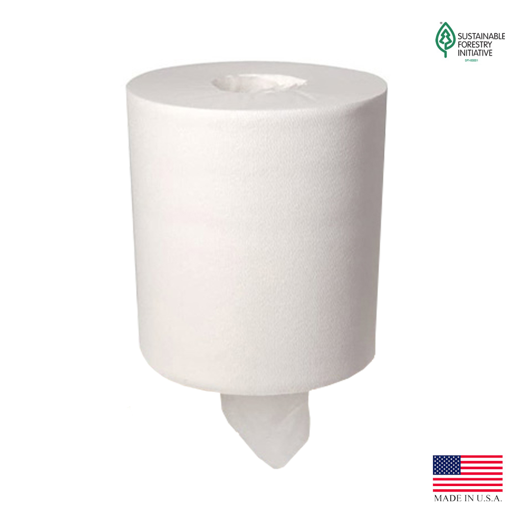 28124 Sofpull Center Pull Towel  White 1 ply Prem Regular Capacity 14.8"x7.8" 324 Sheets 6/324