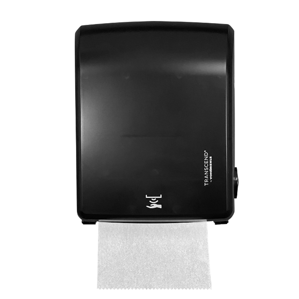 T850-EB Black Electronic Controlled Hardwound     Towel Dispenser (4 "D" Batteries Included) 1