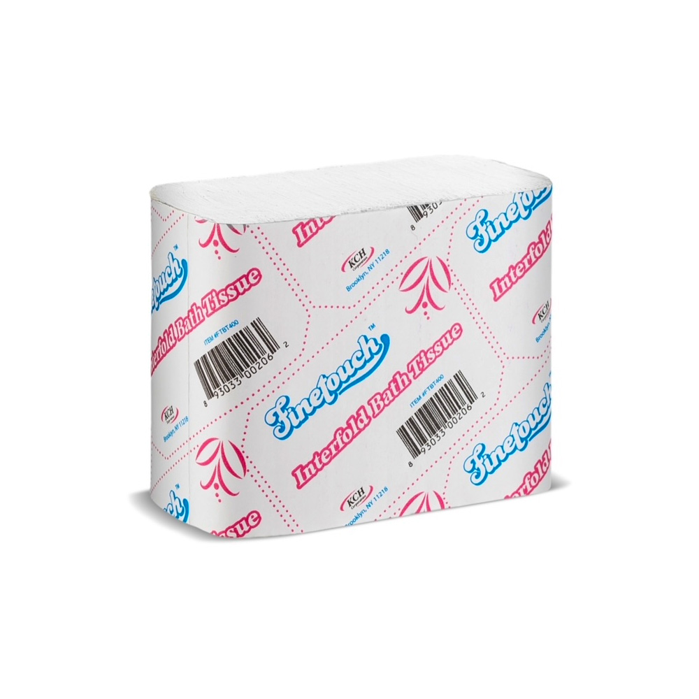 FTBT Finetouch Interfold Bathroom Tissue 2 ply 60/cs