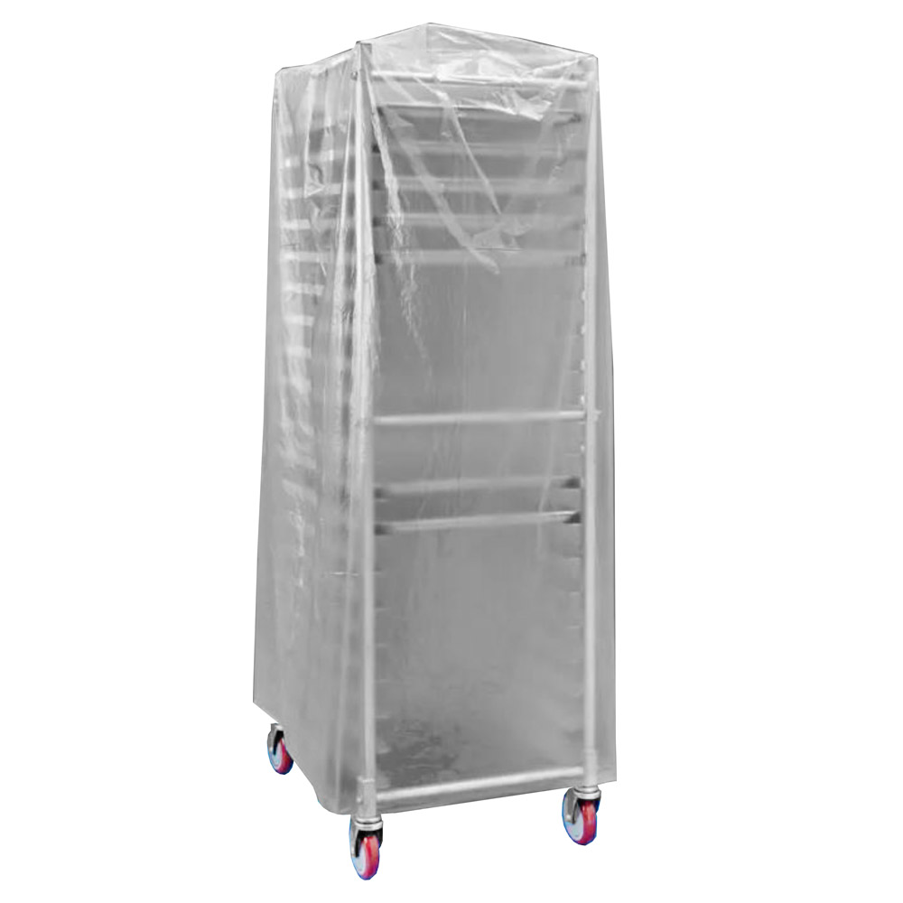 FCC5280 Food Cart Cover 52"x80" Clear Plastic 150/Roll - FCC5280-52X80 FOOD CART COVER