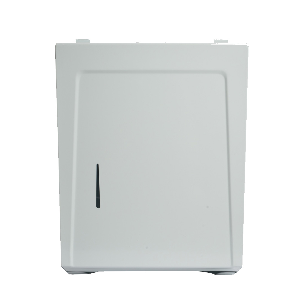 2516 White Metal Multi-Fold C-Fold Paper Towel    Dispenser 1 ea. - 2516 WHT CFOLD/MULTIFOLD DISP