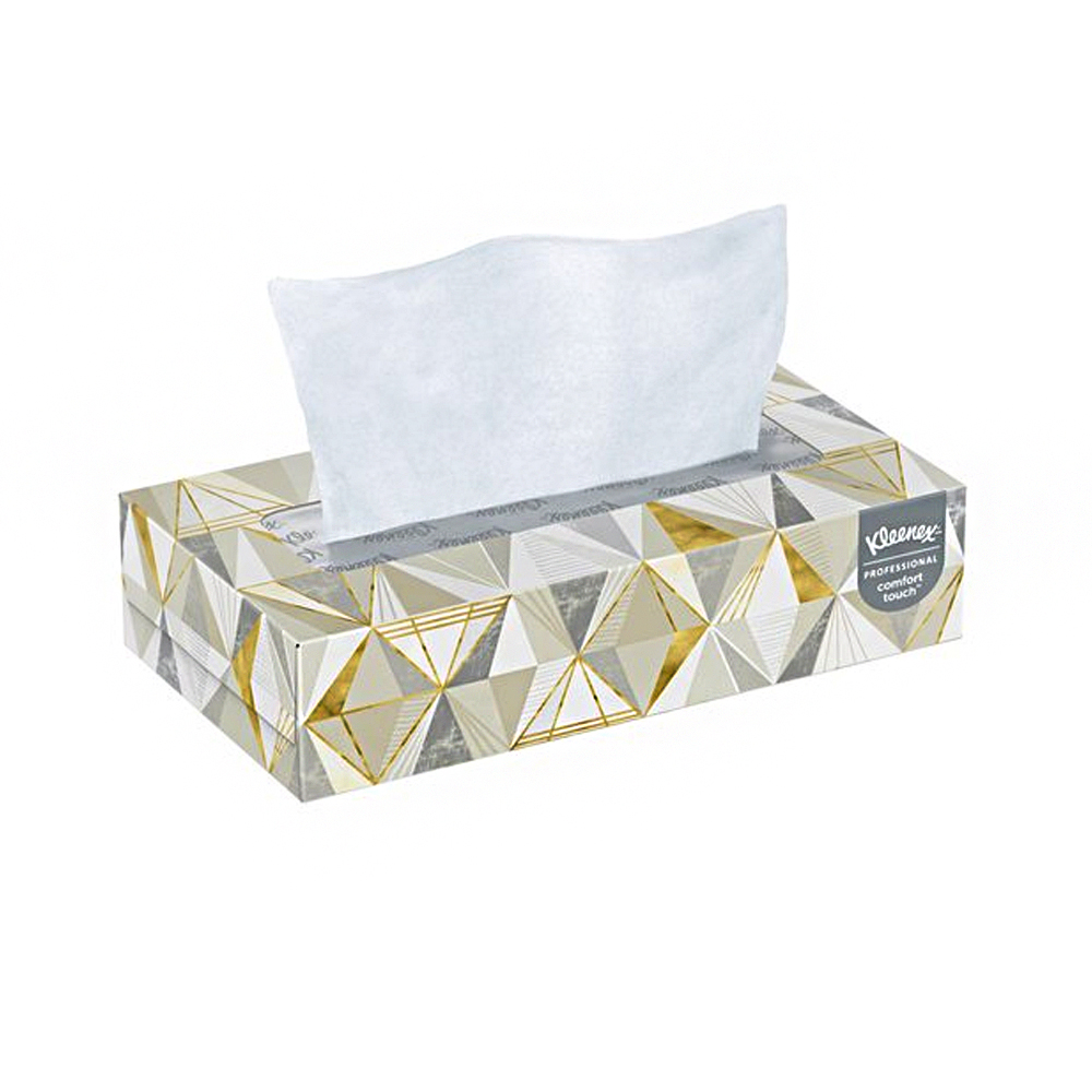 21606 Kleenex Facial Tissue White 2 ply 8.3"x7.8" 125 Sheets 48/cs - 21606 KLENEX FACIAL TIS 125.