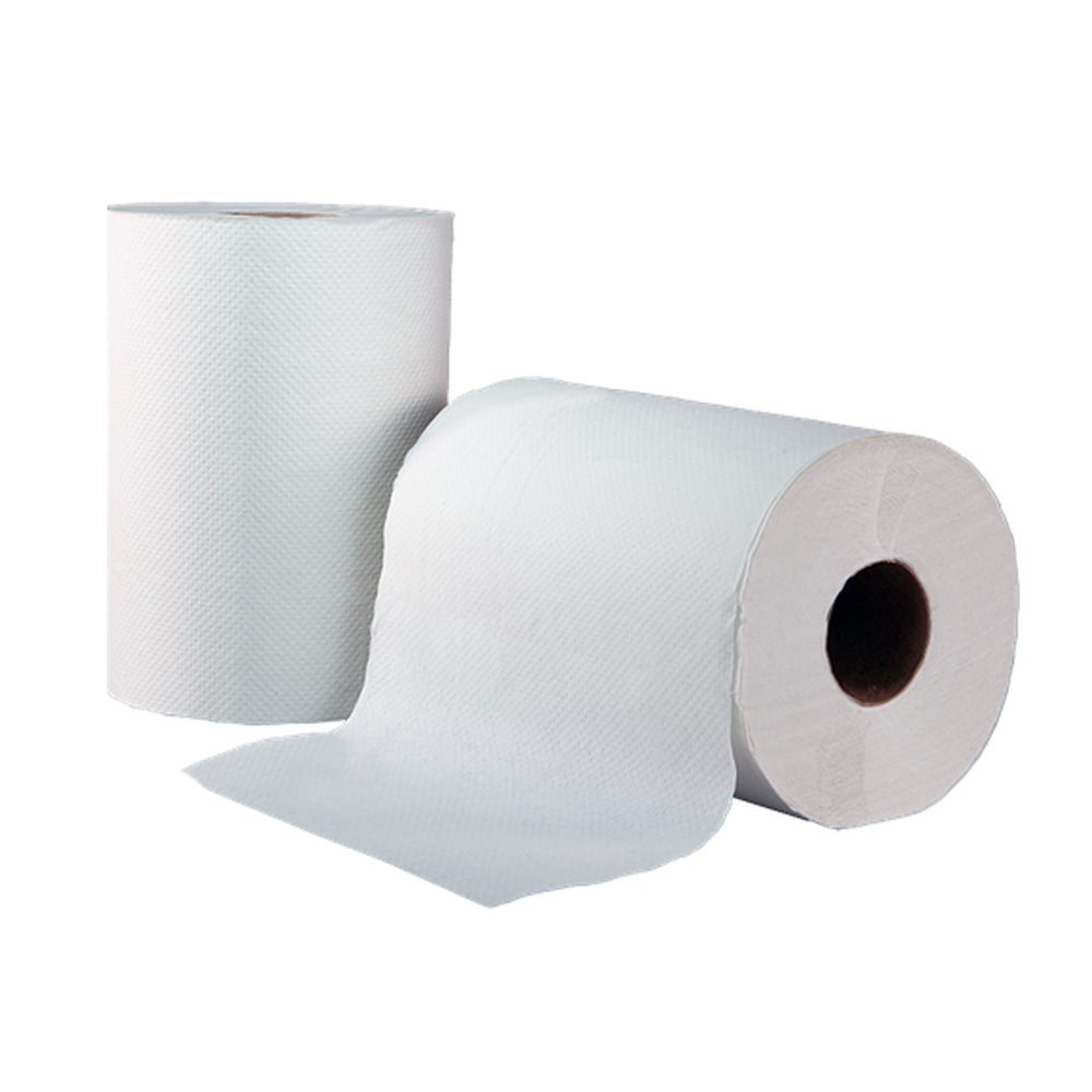 12350EW White 7.875"x300' Paper Roll Towel 12/cs