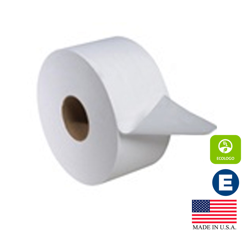 12024402 Tork Bathroom Tissue White 2 ply Advanced Mini Jumbo Roll 12"x751' 12/cs