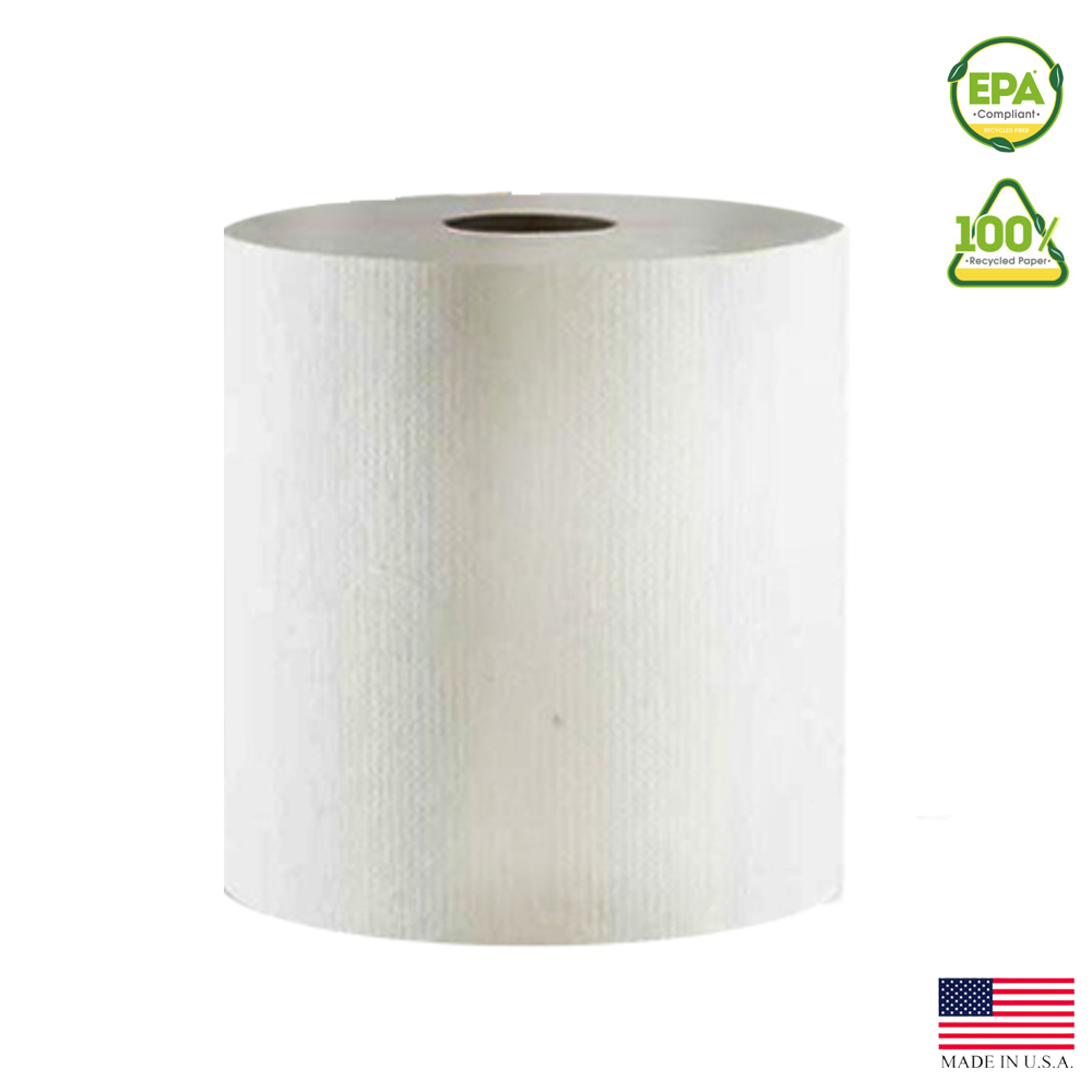 W6800 Morsoft Hard Wound Roll Towel White 8"x800' 6/cs