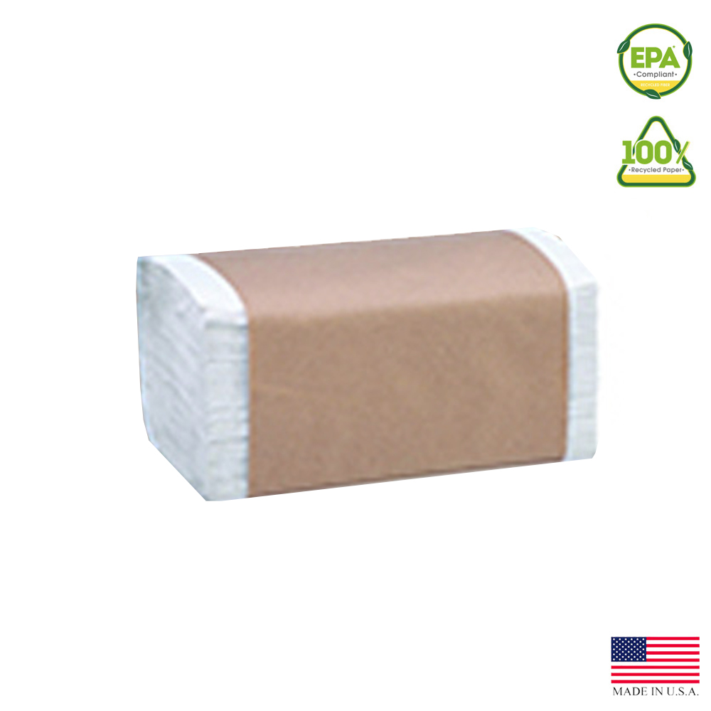 P600B Marcal Pro Single Fold Towel White 8.62"x10.25" 12/334 cs