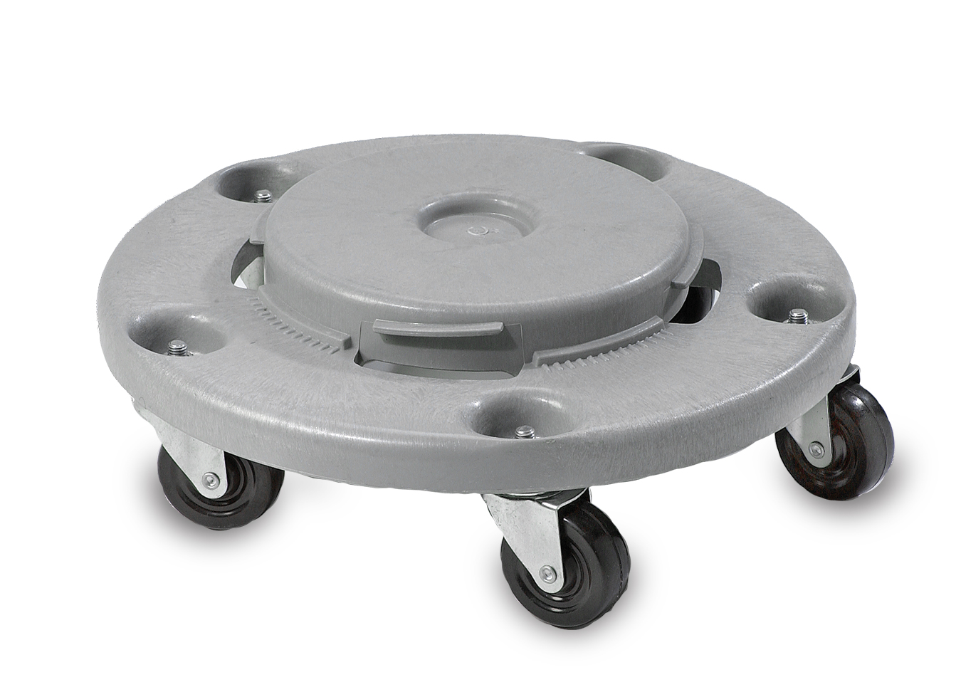 1040/1035 Grey 32/44/55 Gal. Trash Can Dolly w/Casters 1 ea. - 1040/1035 DOLLY 32/44GAL CONT