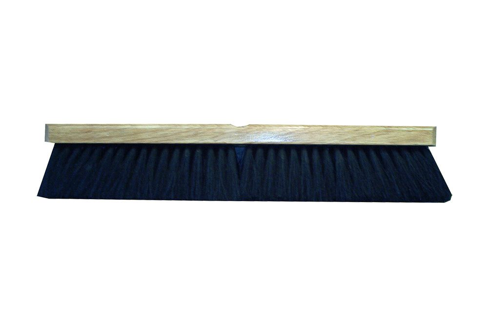 4018/100-18 Black 18" Push Broom 1 ea. - 4018/100-18 BLK FLR PUSH BROOM