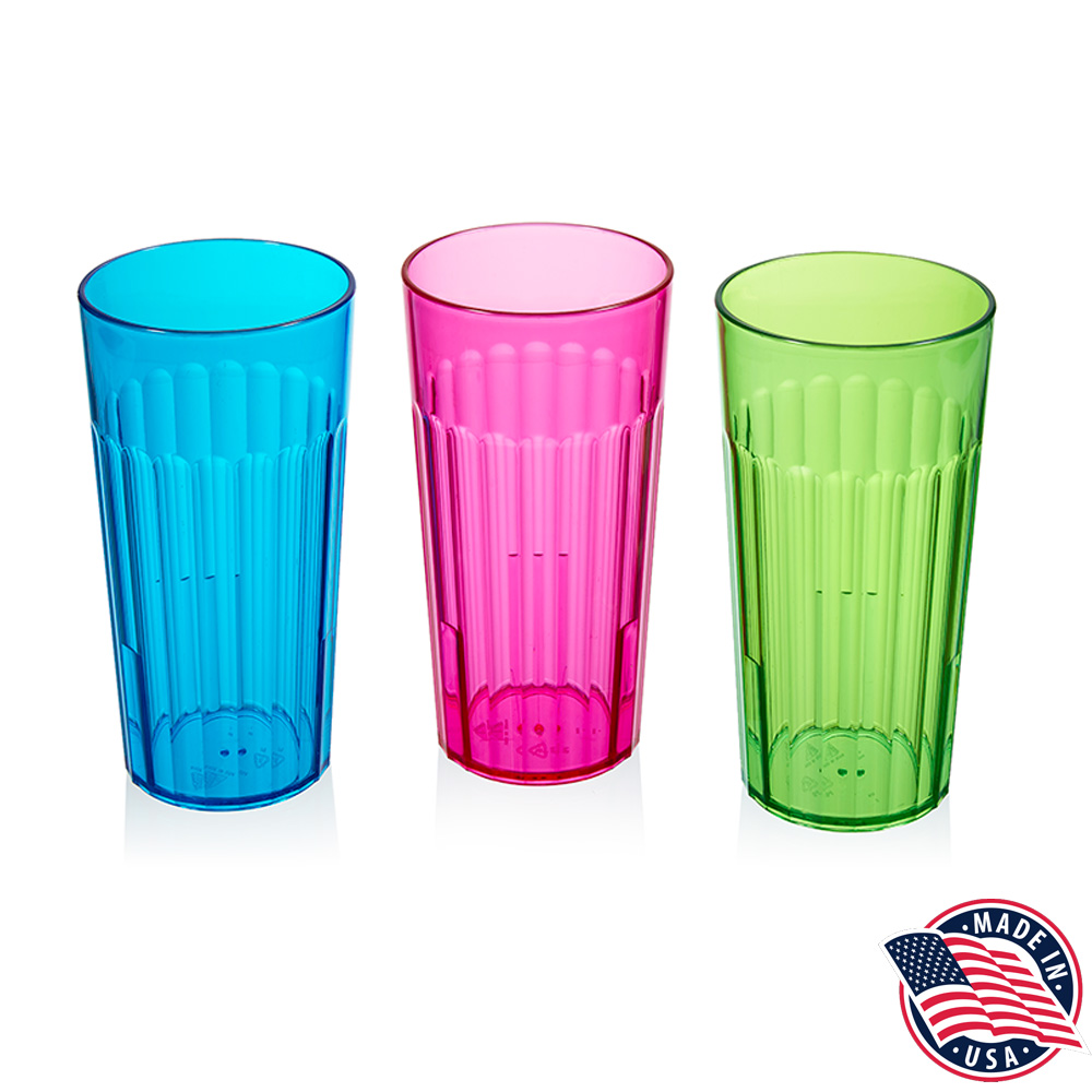 11105 Assorted 30 oz. Rainbow Tumbler 4/6 cs - 11105 30z RAINBOW TUMBLR ASST