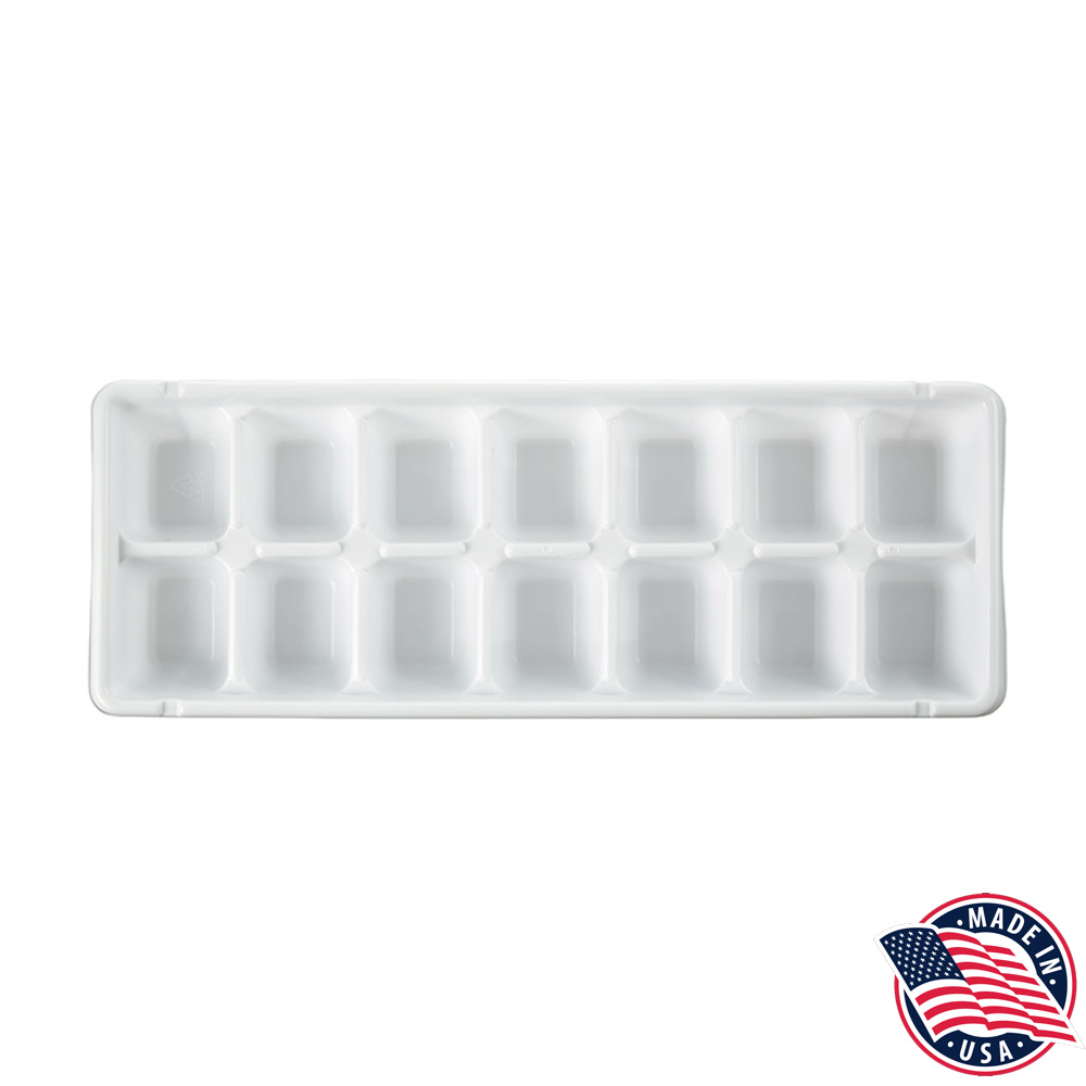053 Eezy Out White Ice Cube Tray 24/cs - 053 EZZY OUT ICE CUBE TRAY