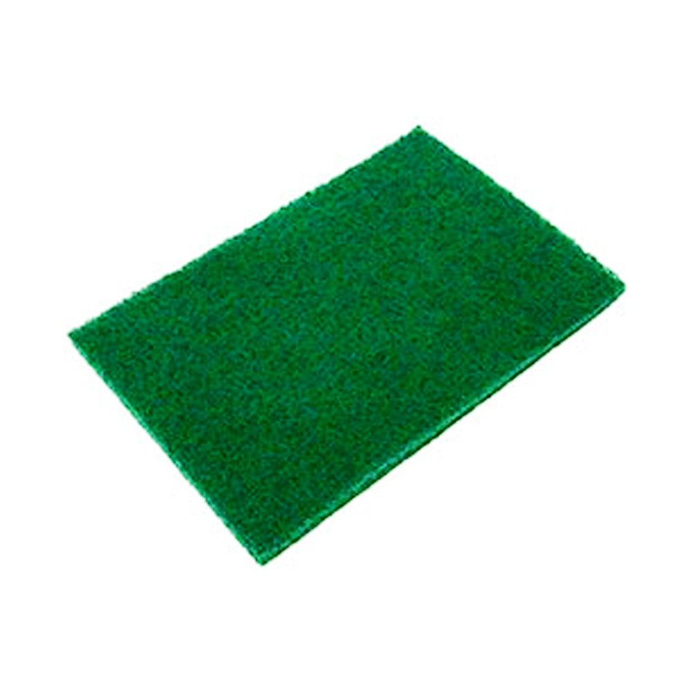S096 Green 6"x9" Medium Duty Nylon Scour Pad 6/10 cs