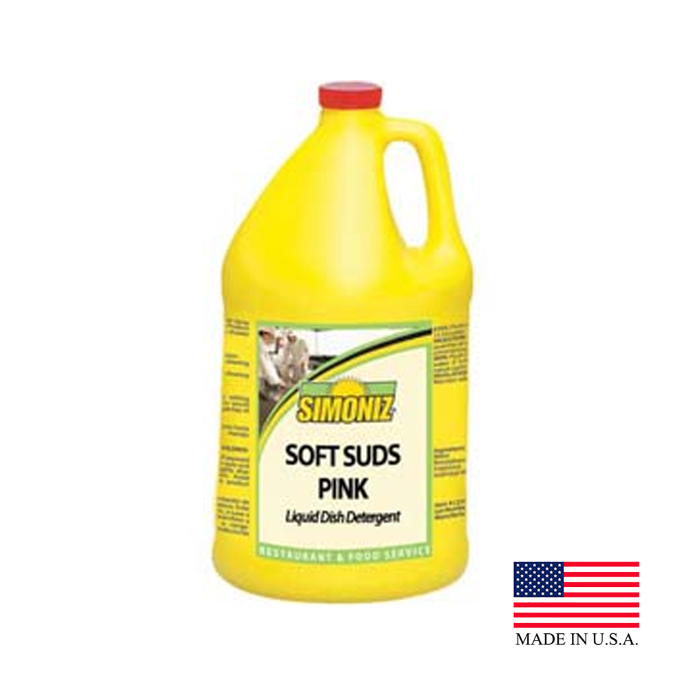 S3351004 Soft Suds 1 Gal. Pink Dish Detergent 4/cs - SOFT SUDS PINK GAL.DISHWASHING