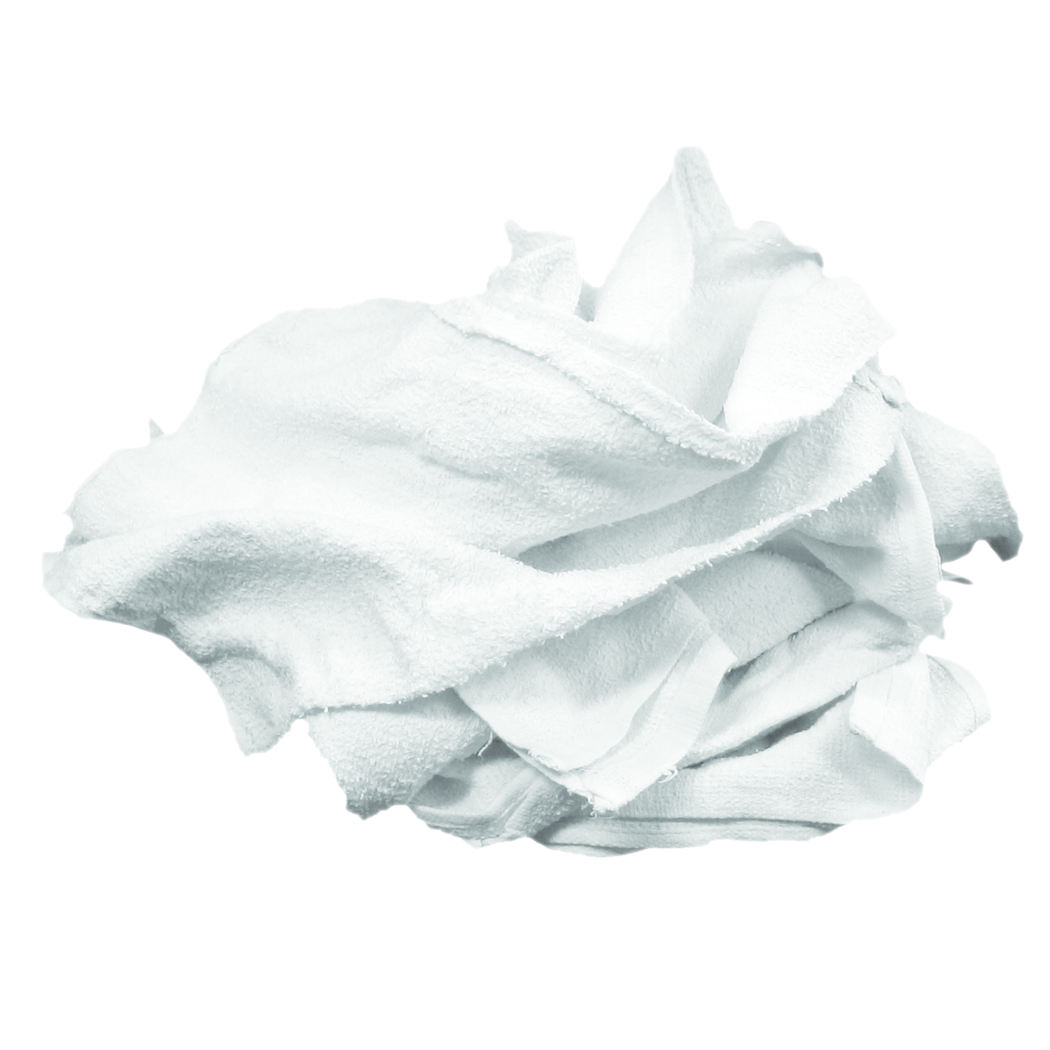 801-10 White 10 lb. Terry Cloth Rag 1/cs