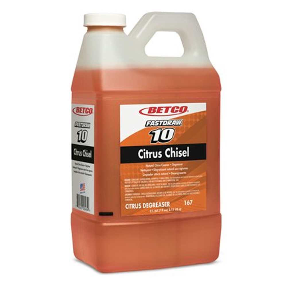 16747-00 FastDraw 10 Citrus Chisel 2 Liter Cleaner Degreaser 4/cs - 16747-00 CIT CHISEL CLN/DEG 2L