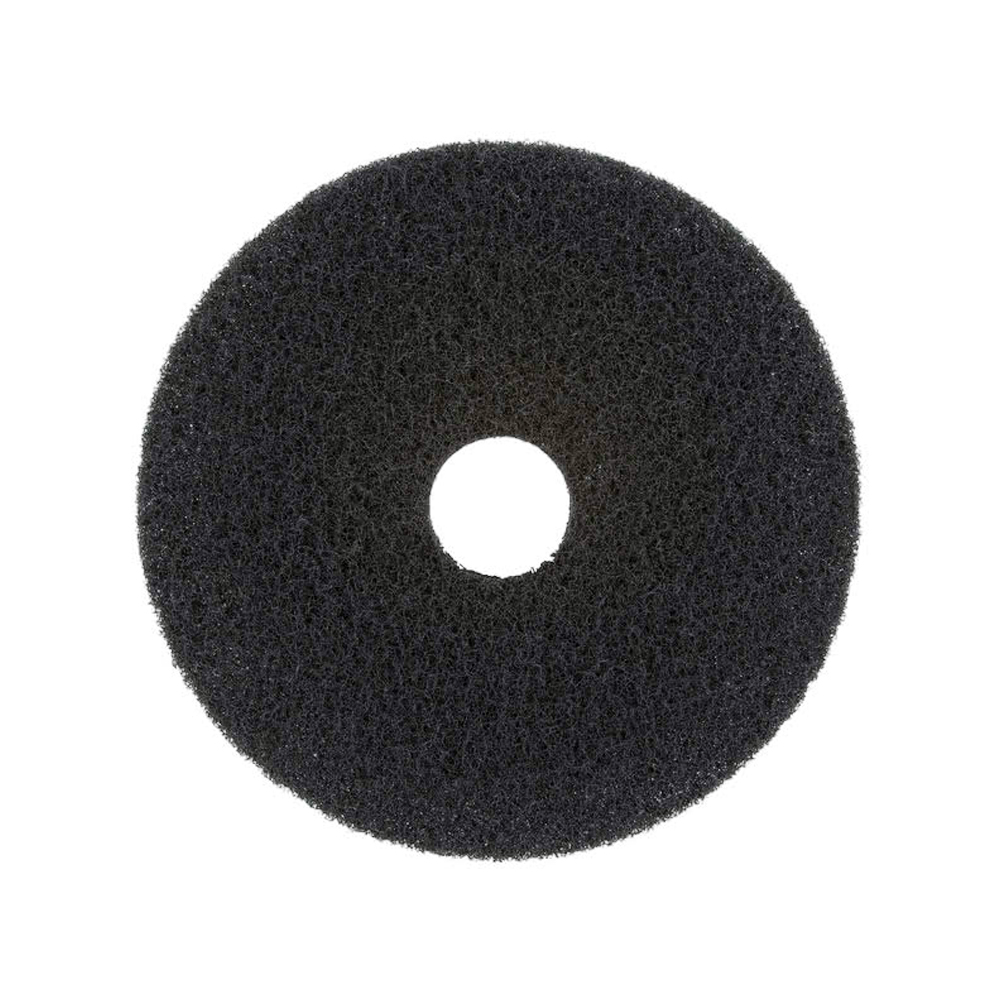 72-17  Scrubble Black 17" Stripping Floor Pad 5/cs - 72-17 17"BLK UL CERT STRIP PAD