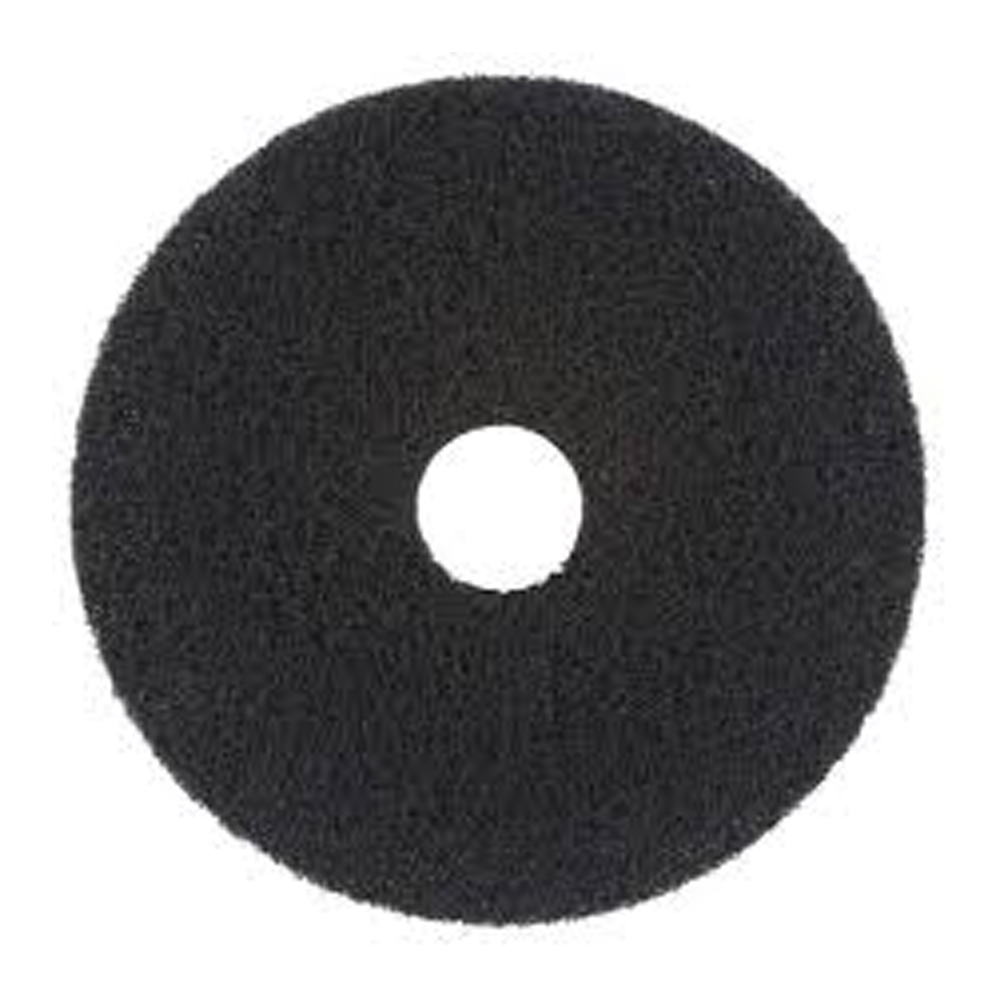 72-19 Scrubble Black 20" Stripping Floor Pad 5/cs - 72-19 19"BLK UL CERT STRIP PAD