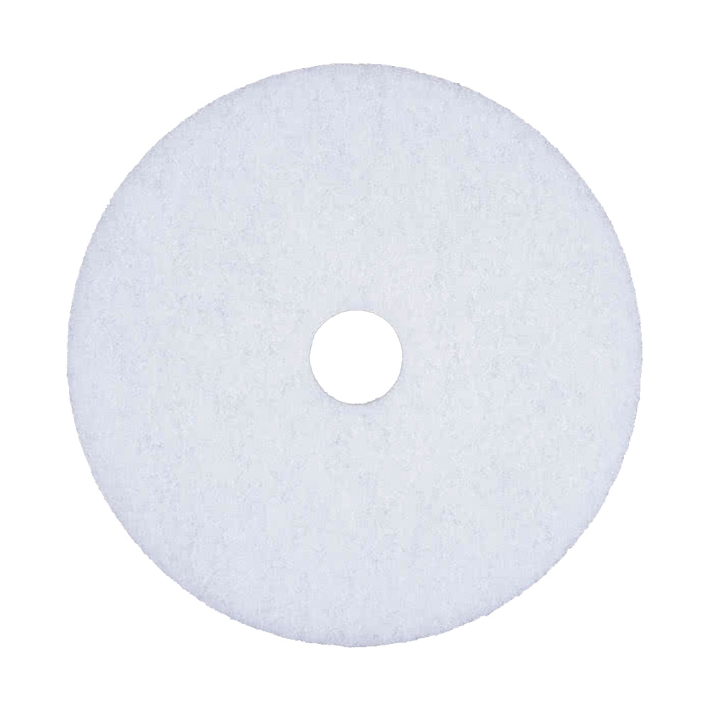 41-20  Scrubble White 20" Polishing Floor Pad Eraser 5/cs - 41-20 20"WH UL CERT POLISH PAD