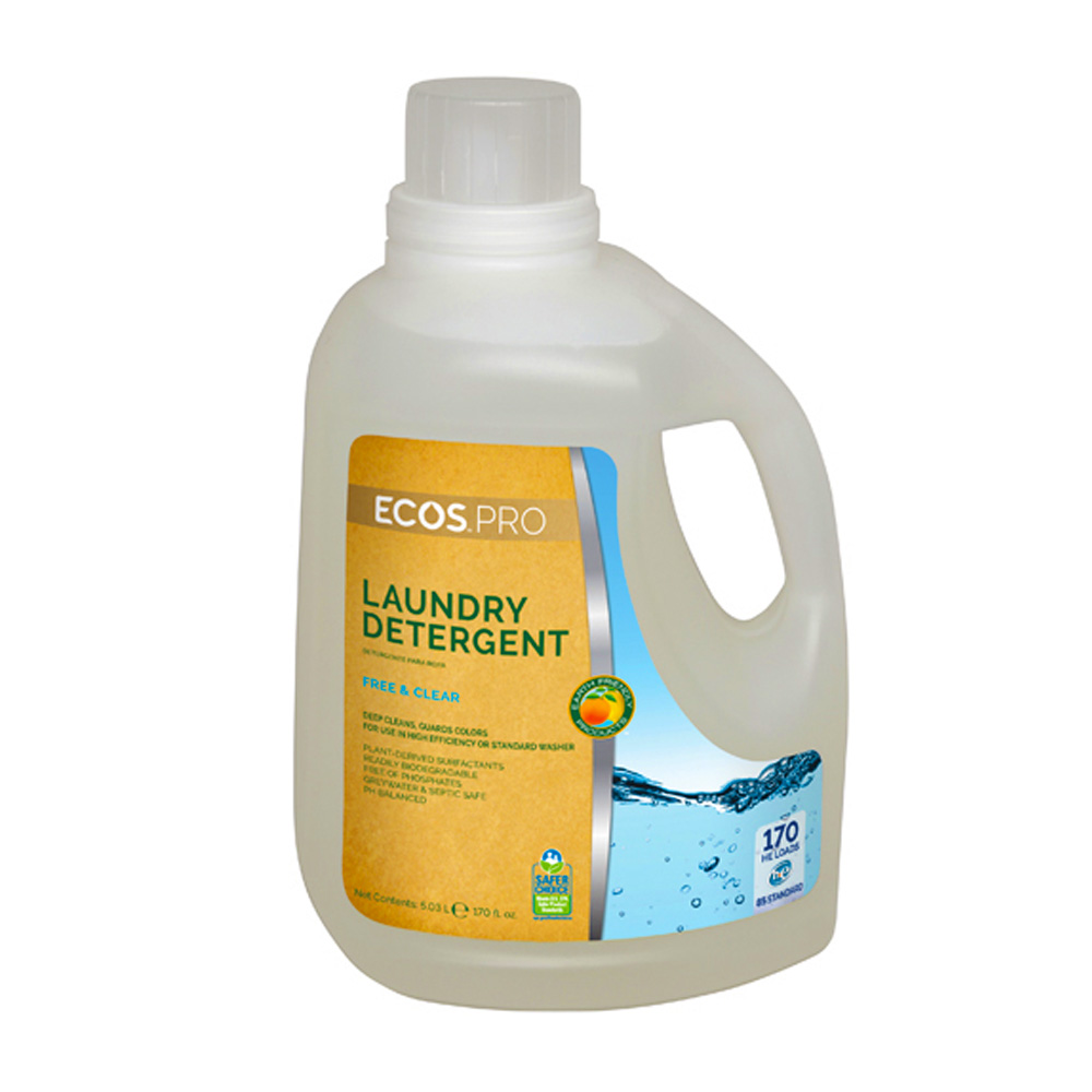 PL9371/02 Ecos Pro 170 oz. Manual Laundry Detergent Free & Clear 2/cs - PL9371/02 170z LAUNDRY DETERG