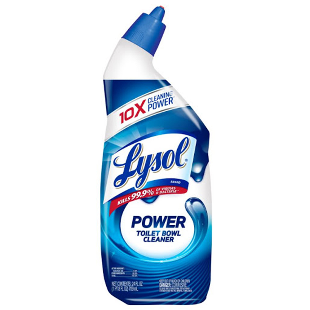 02522 Lysol 24 oz. Toilet Bowl Cleaner & Disinfectant 9/cs