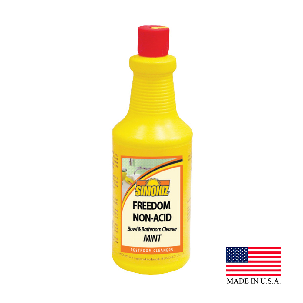 F1232012 Freedom 32 oz. Non-Acid Toilet Bowl/Bathroom Cleaner w/Mint Scent 12/cs - FREEDOM MINT QT N/A BOWL CLNR