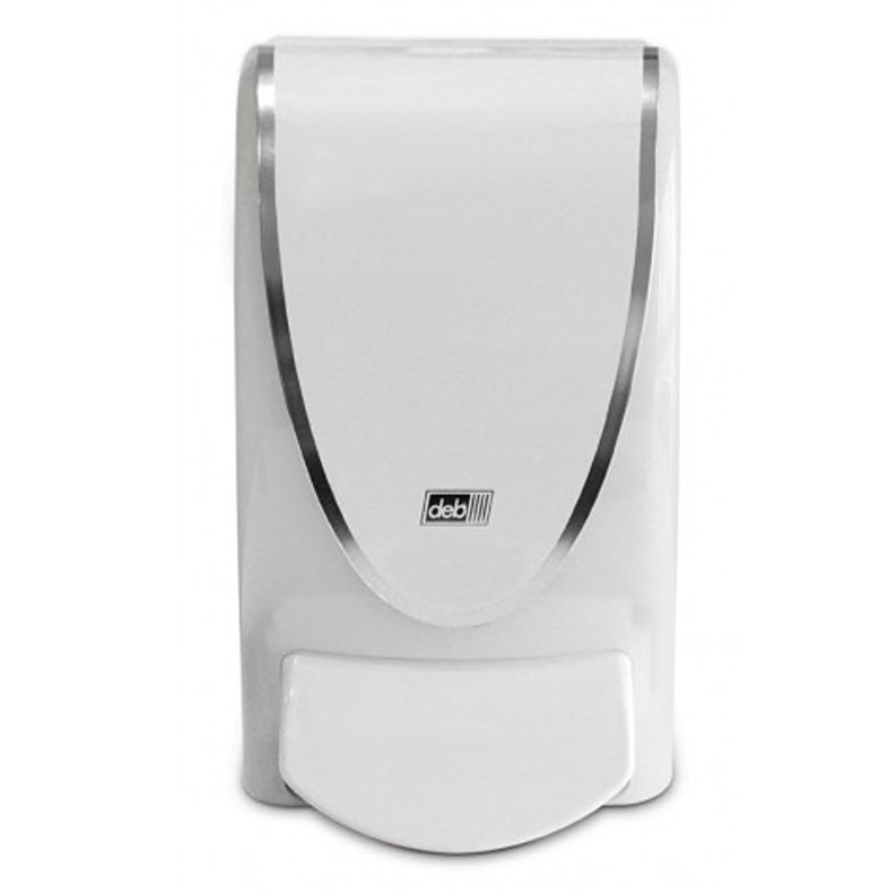 TPW1LDS Proline Transparent White/Chrome Hand Soap Dispener 1 ea. - TPW1LDS 1L WHTw.CHRME MAN DISP