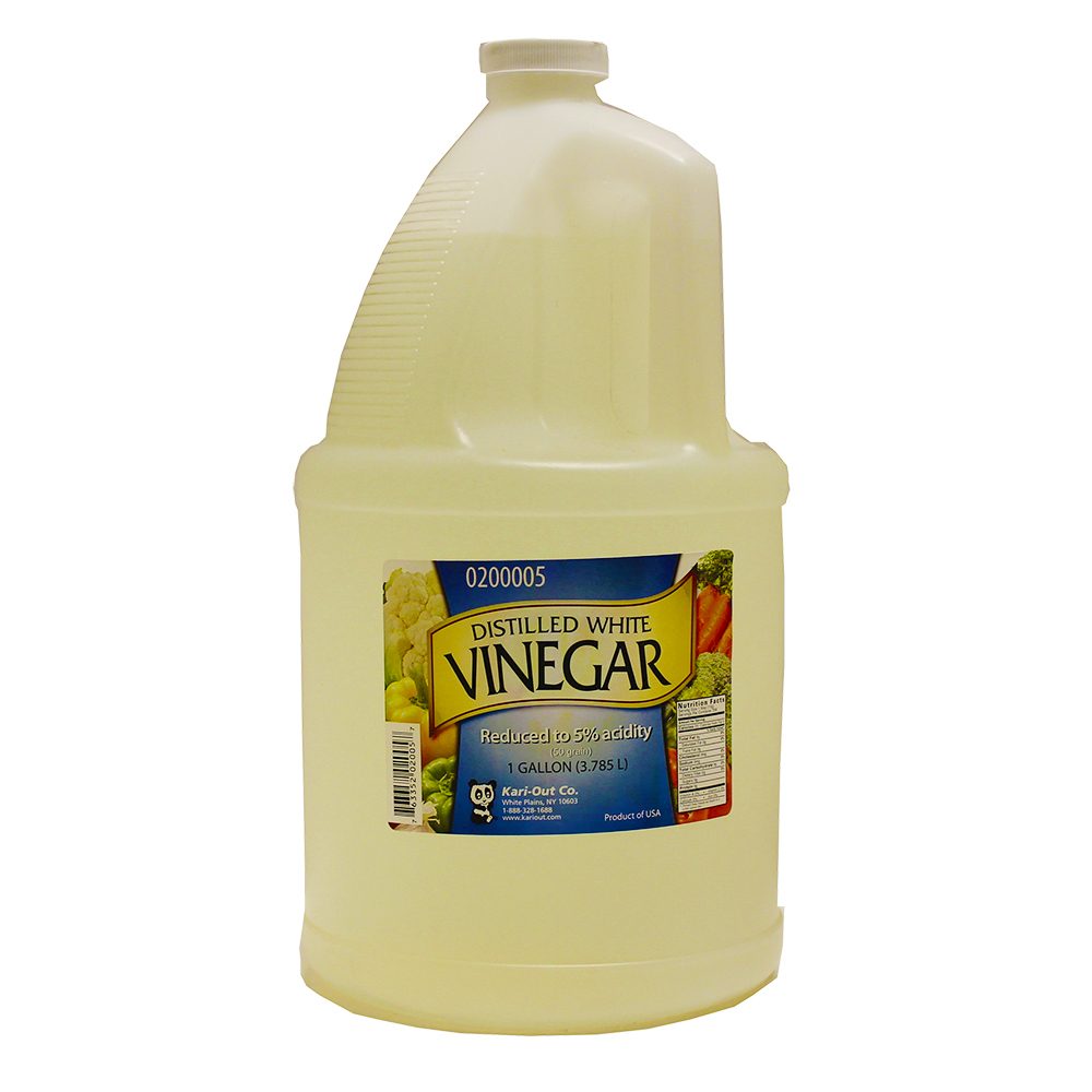 VINEGAR 1 Gal. Distilled Vinegar 4/cs - 195505 DIAMOND CHEF WH VINEGAR