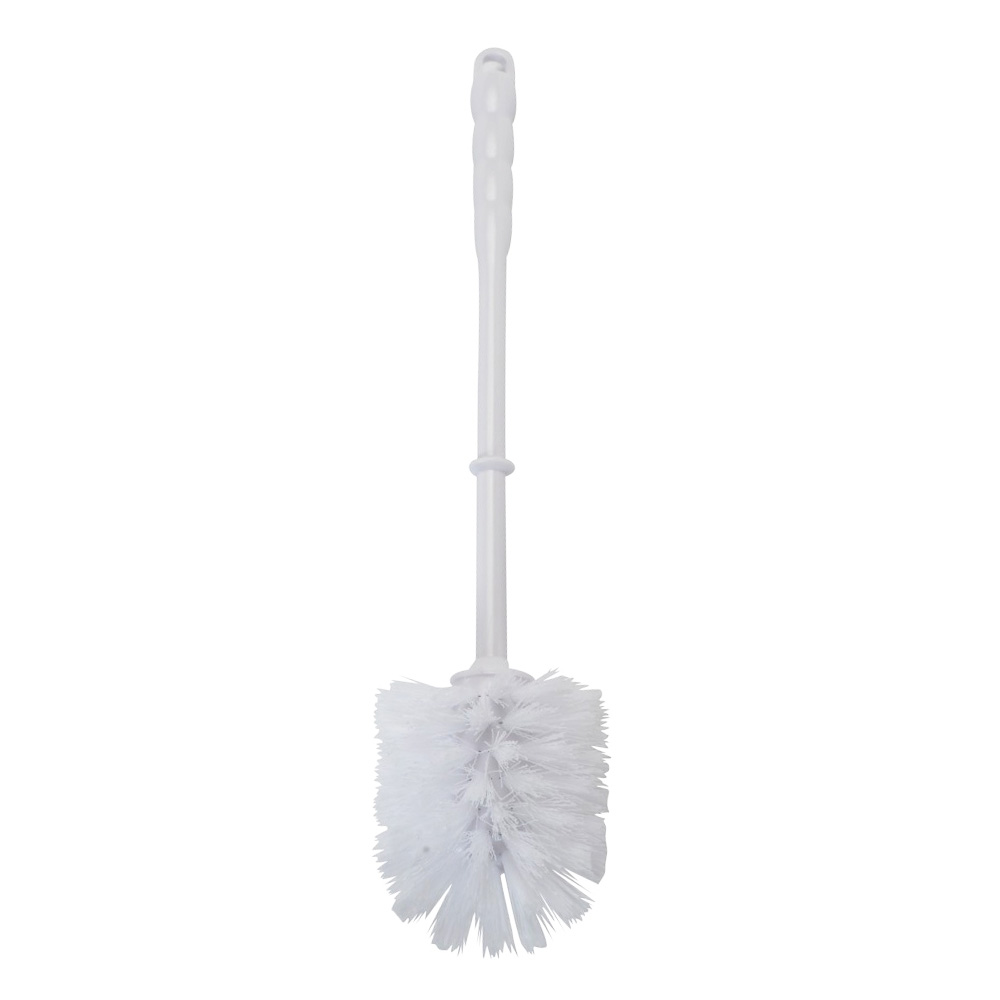 4000 White 14.45" Toilet Bowl Brush w/Plastic Handle 1 ea. - 4000/334 RD WHITE PP BOWLBRUSH