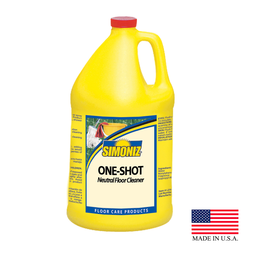 O2445004 One-Shot 1 Gal. All Purpose Floor Cleaner 4/cs - ONE SHOT GAL NEUTRL FLOOR CLNR