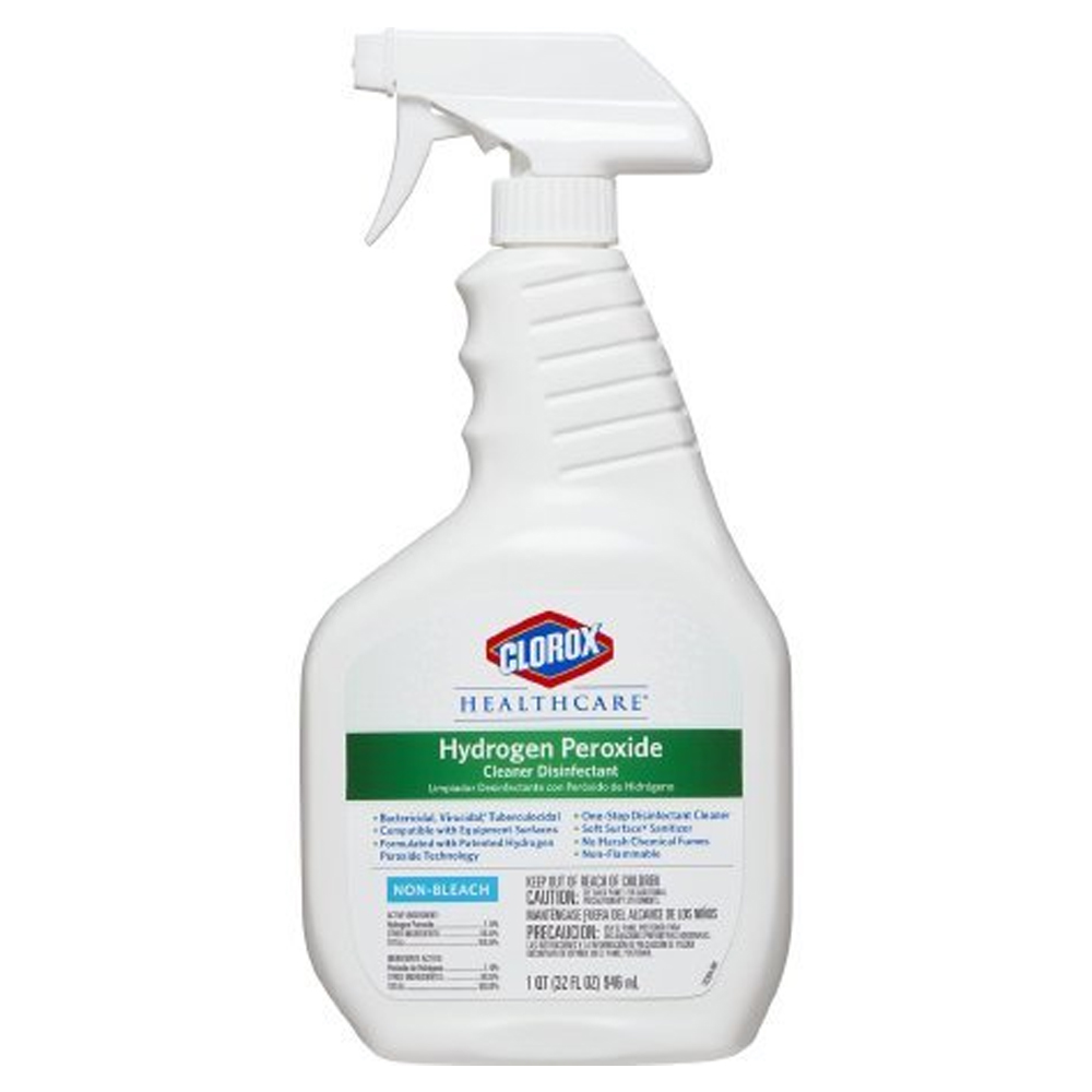 30828 Clorox Healthcare 32 oz. Hydrogen Peroxide Disinfectant 9/cs - 30828 CLRX 32z HYDR PEROX SPRY