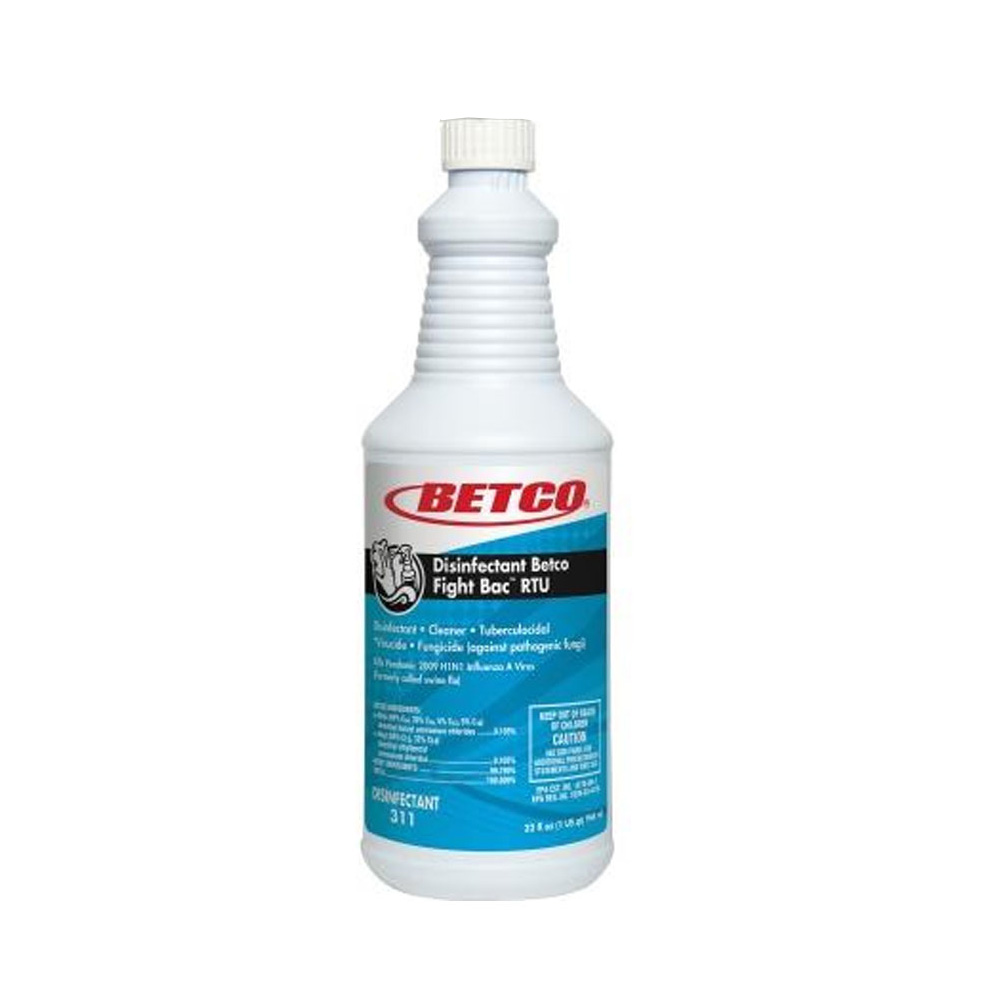 3111200 Fight-Bac 1 Qt. Disinfectant (comes w/1 trigger spray in case) 12/cs - 3111200 FIGHT BACK RTU QT GERM