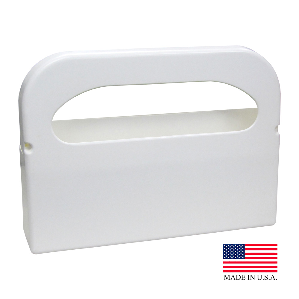 HG-1-2 Health Gards White 1/2 Fold Seat Cover Dispenser 2/cs