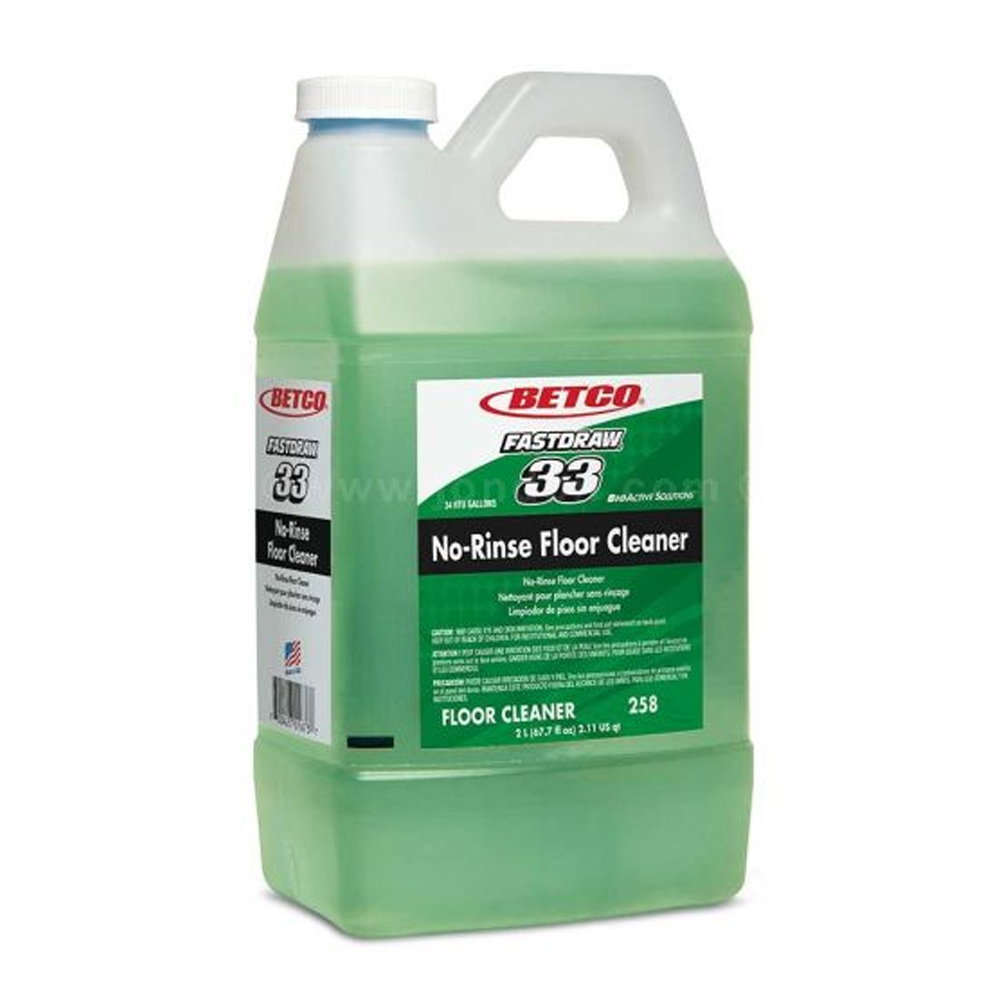 25847-00 FastDraw 33 2 Liter No Rinse Floor Cleaner 4/cs - 25847-00 G EARTH N RIN FLCN 2L