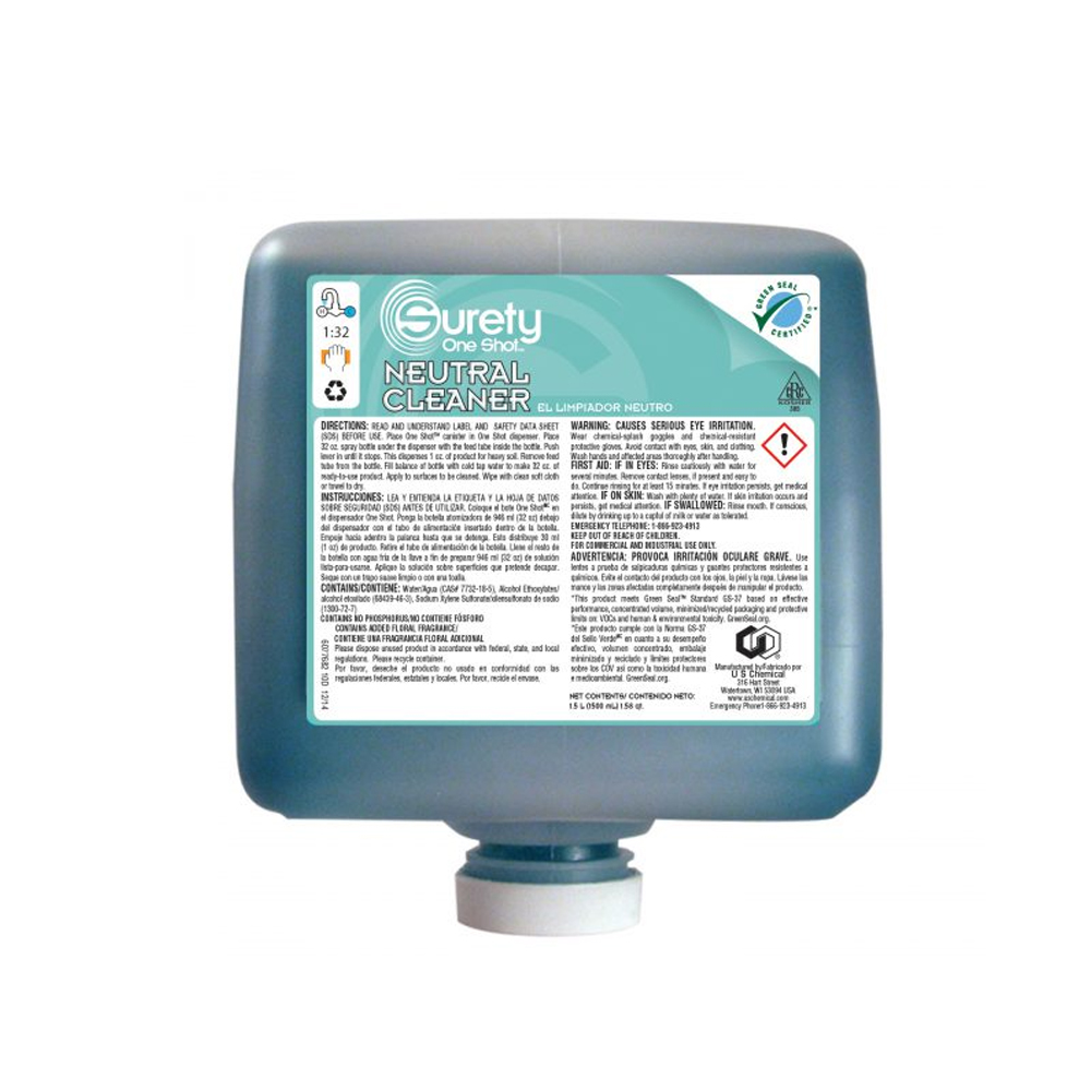 4422024 Surety 1 Gallon Neutral Floor Cleaner 4/cs