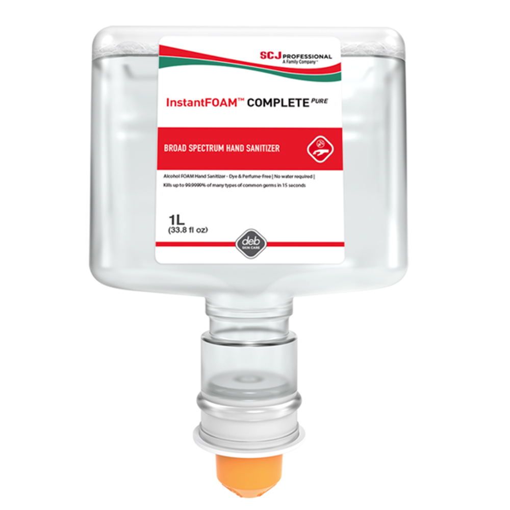 IFC1L InstantFOAM Complete Pure 1 Liter Broad Spectrum Hand Sanitizer 6/cs - IFC1L 1L FOAM 80%SANTZR MANUEL