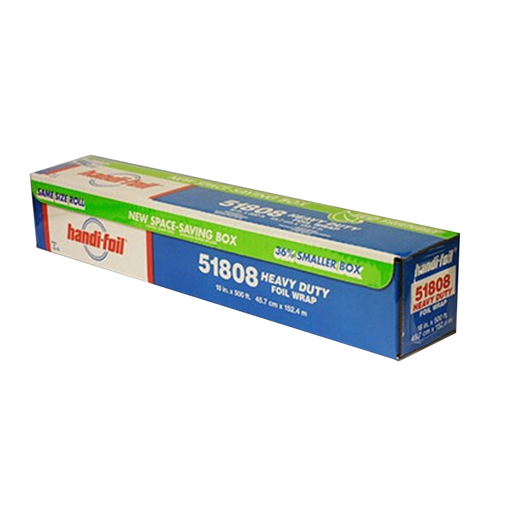 51808 Aluminum 18"x500' Heavy Duty Foil Roll 1 ea.