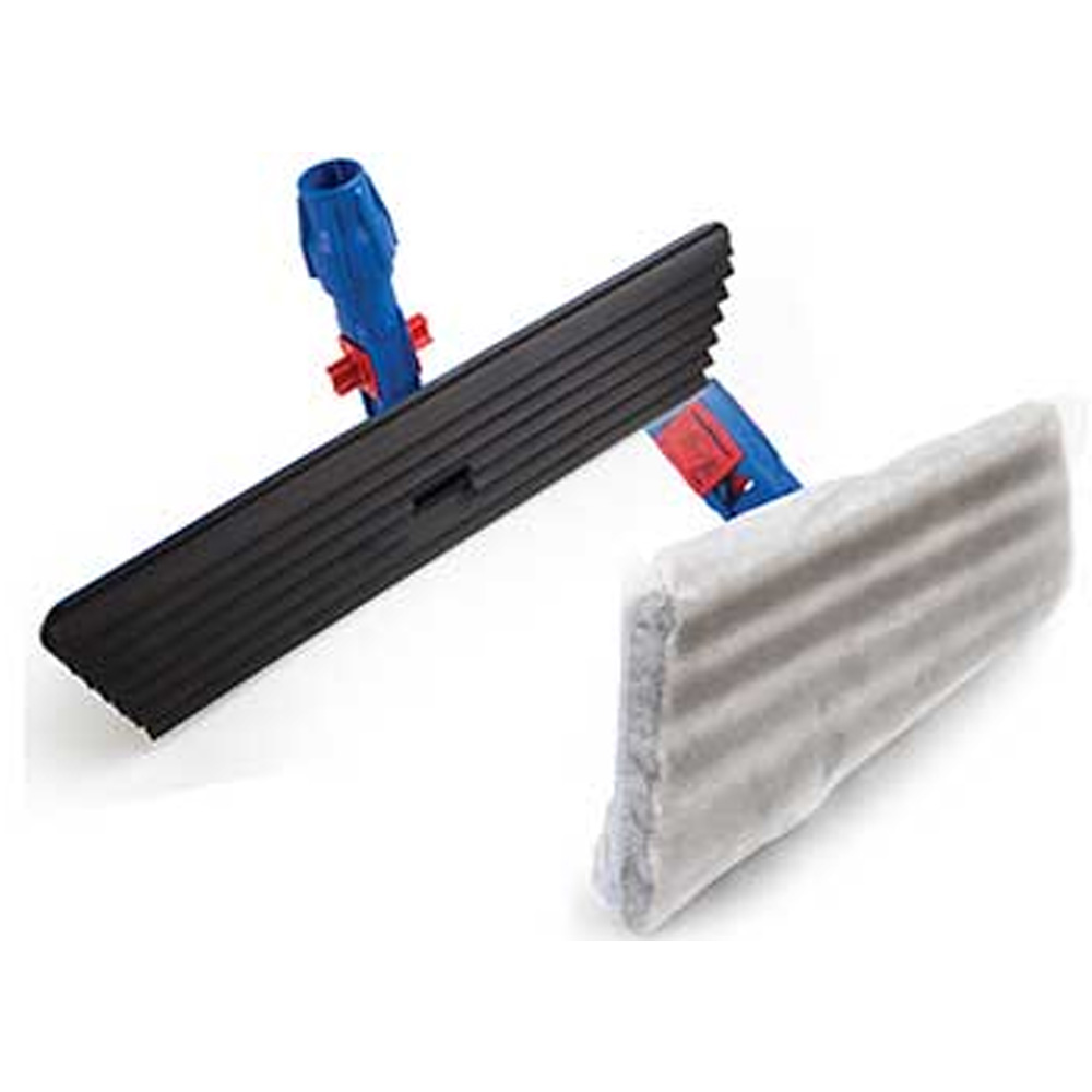 73001A Blue 24" Dust Mop Holder & Lock Connector 1 ea. - 73001A 24"MPHOLDR&LOCKCONNECTR