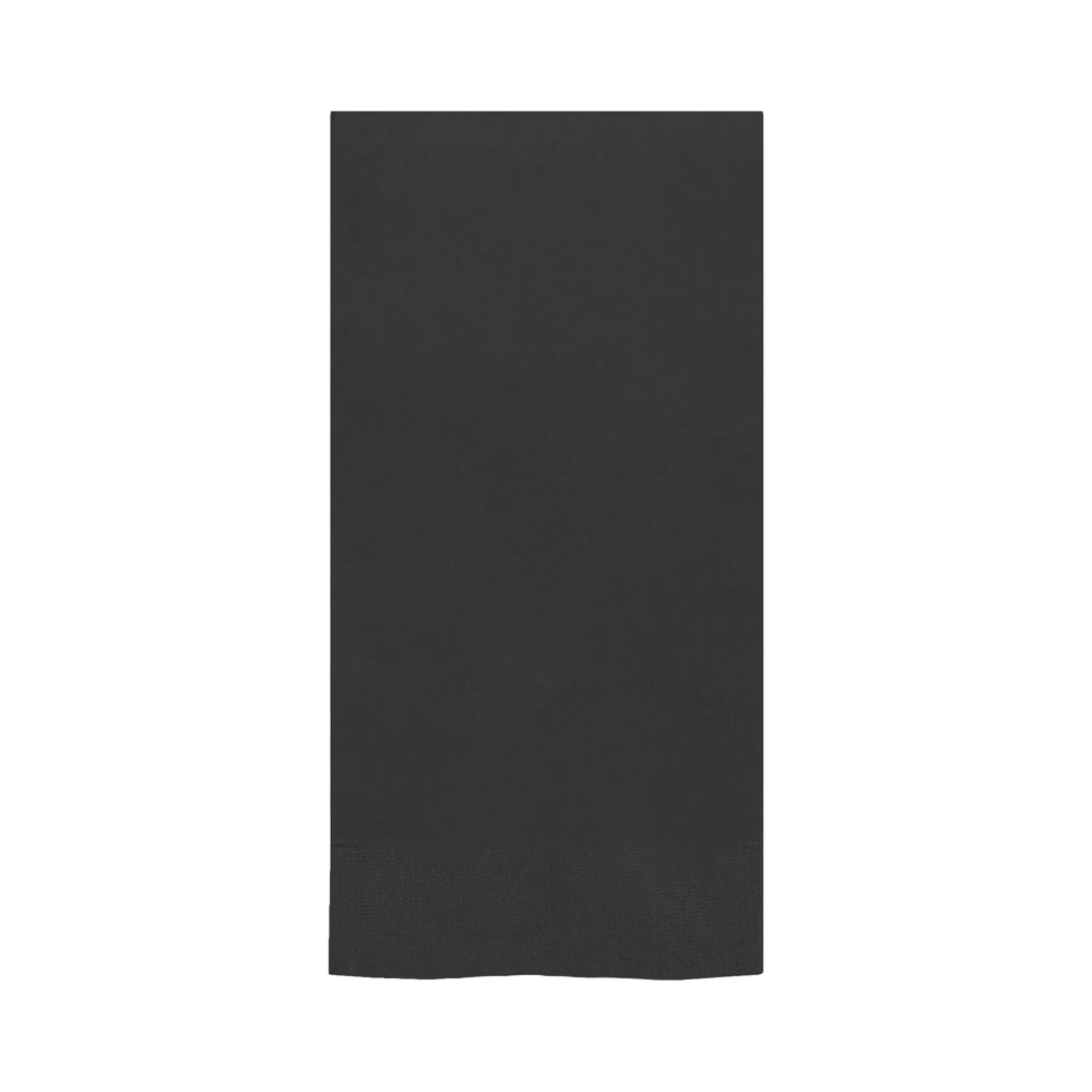203589 Black 16"x16" 1/8 Fold Dinner Napkin 5/300 cs