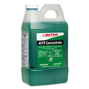 3314700 AF79 2 Liter Concentrate Acid Free Disinfectant Bathroom Cleaner 4/cs