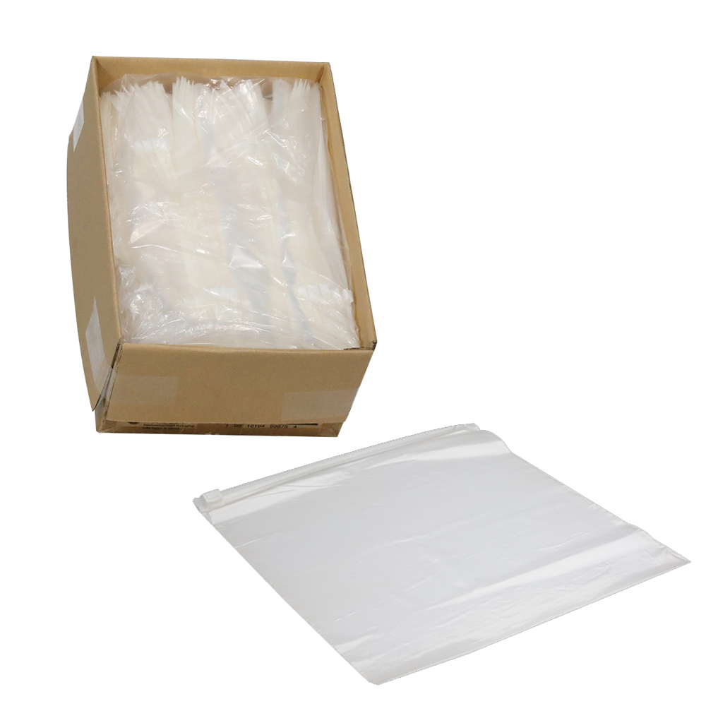 7972466 Clear 1 Gallon Re-Closable Plastic Bag 250/cs